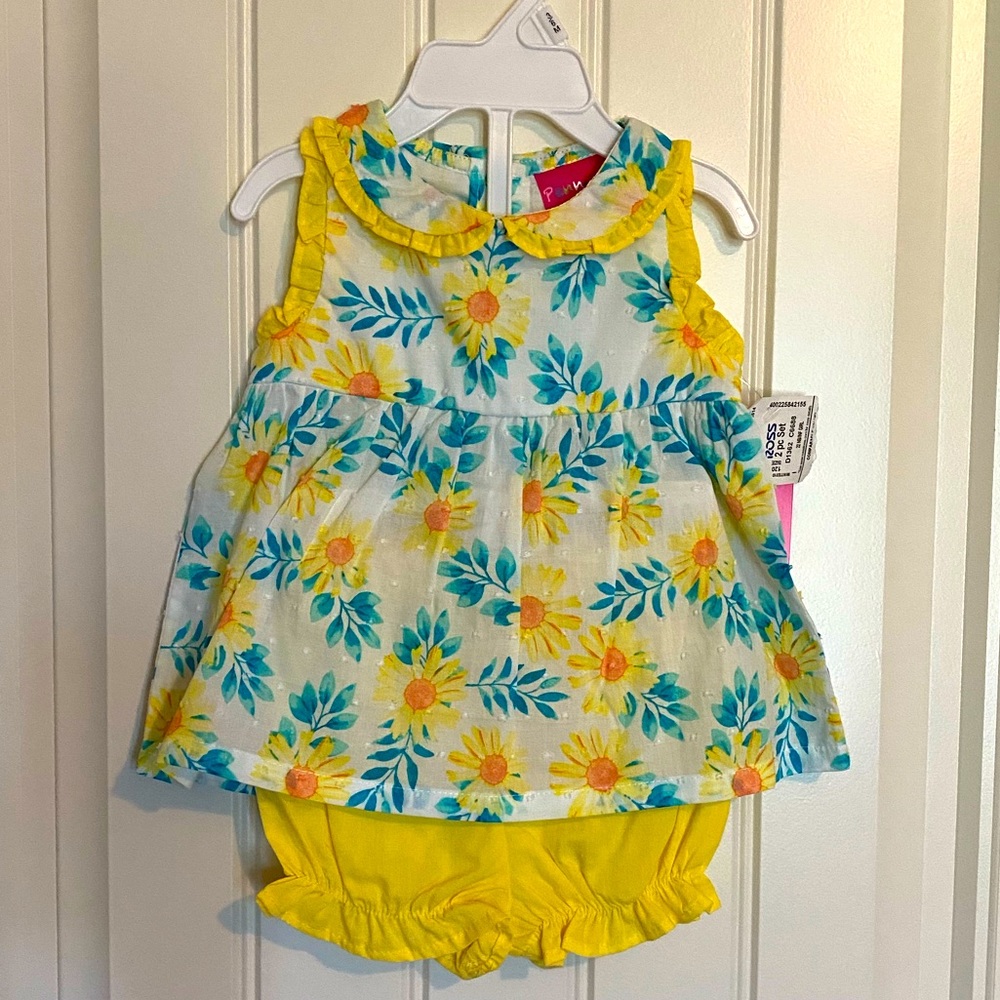 3-6 Month Girls Summer Outfit, NWT